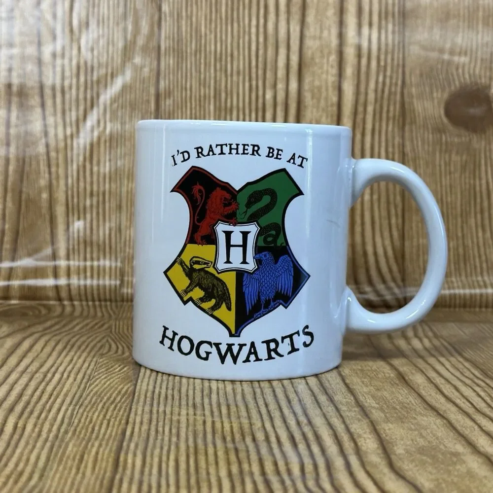 Harry Potter‎ Ceramic Mug 20 Oz I'd Rather Be At Hogwarts Ceramic Mug